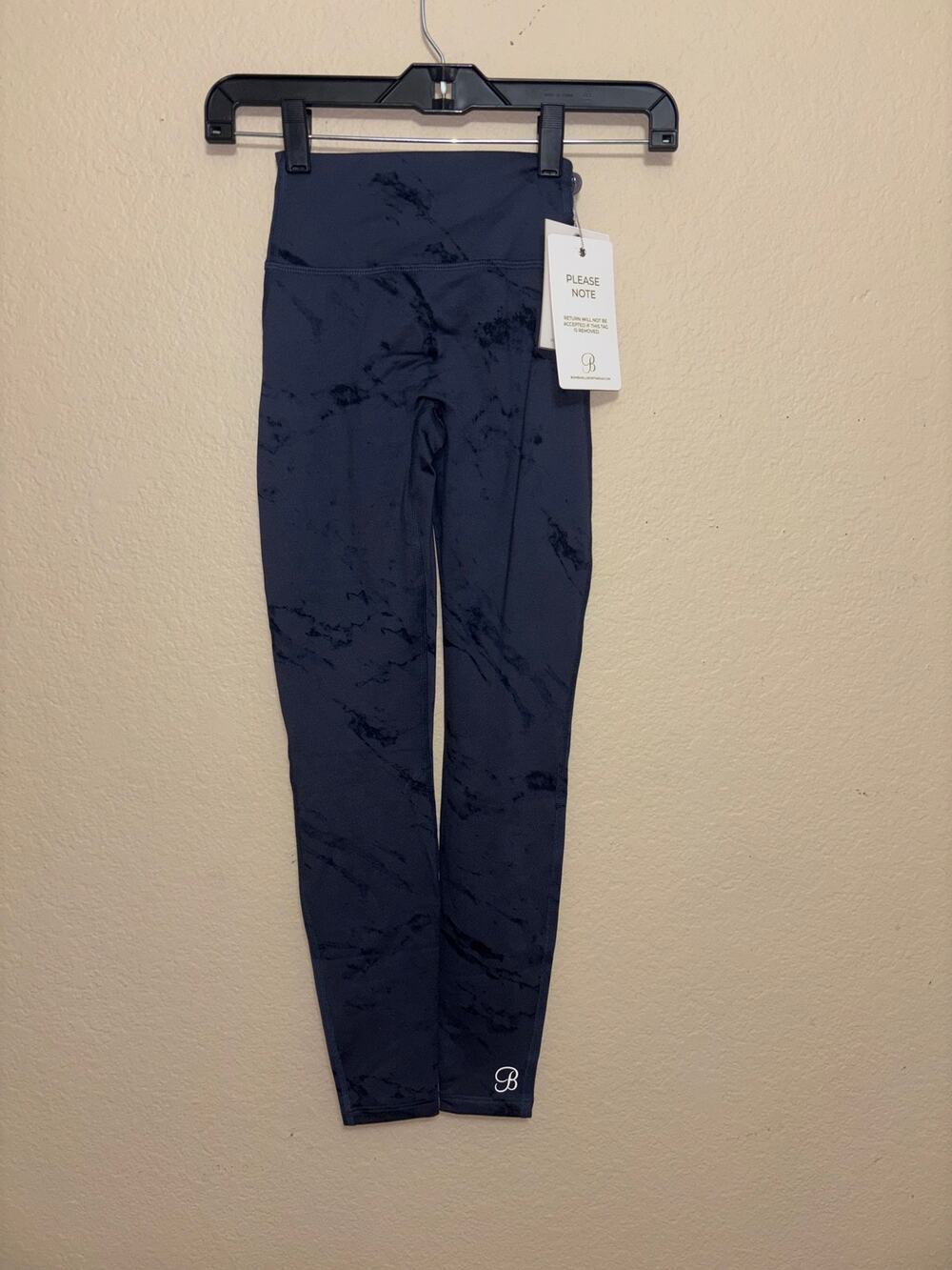 Bombshell Sportswear high-waisted marble print leggings